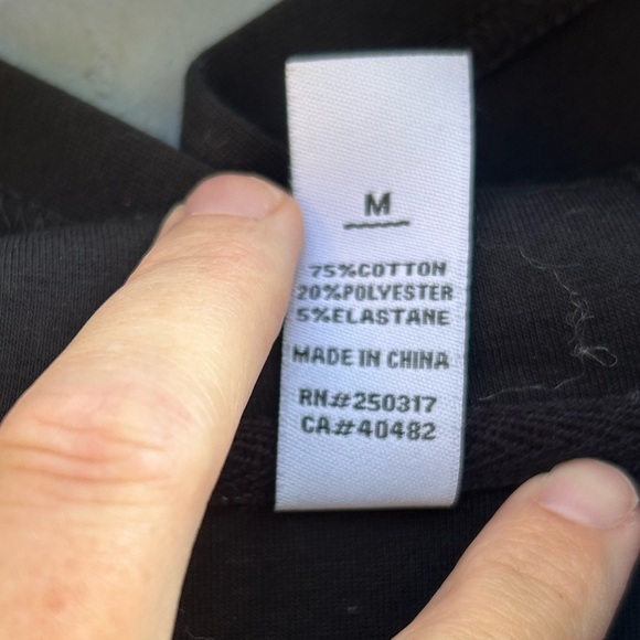 Varley Barton Black Sweatshirt, Medium - Picture 8 of 11